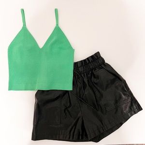 Women’s outfit bundle high waisted shorts & top